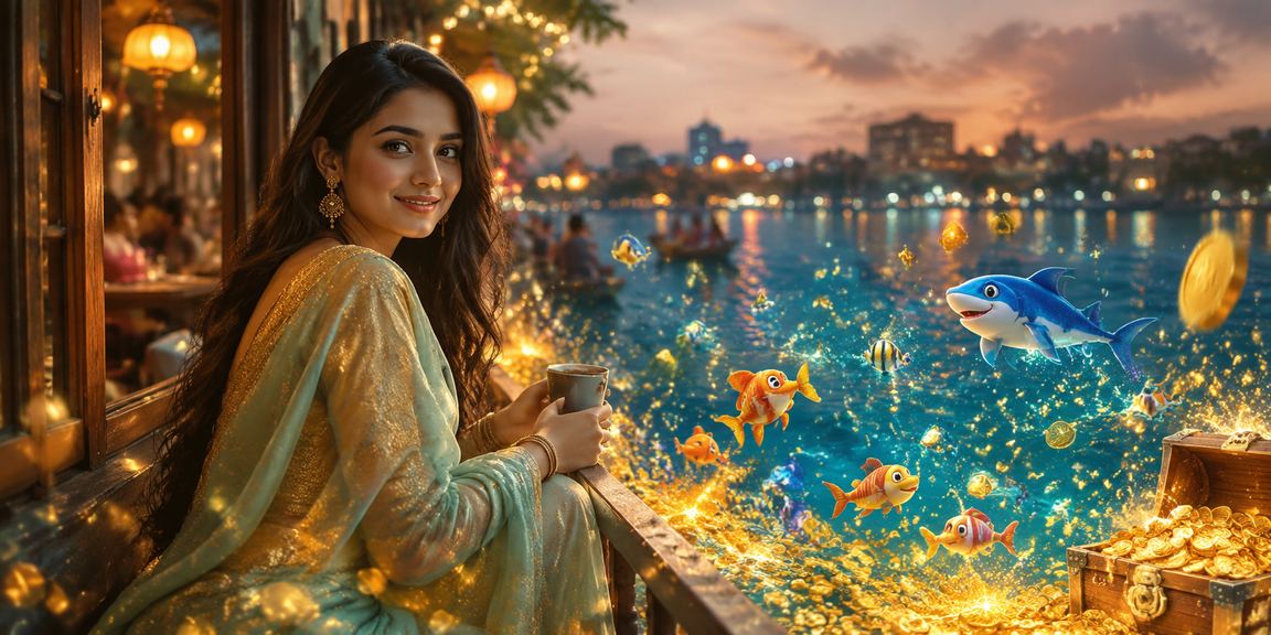 ময়মনসিংহে মাছ ধরার গেম খেলা নারীর ছবি